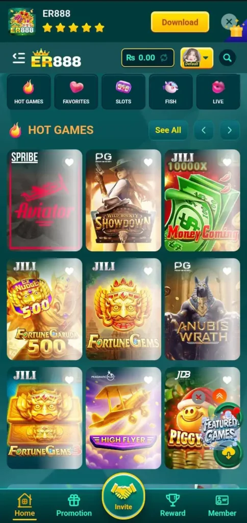 ER888 Game screenshot